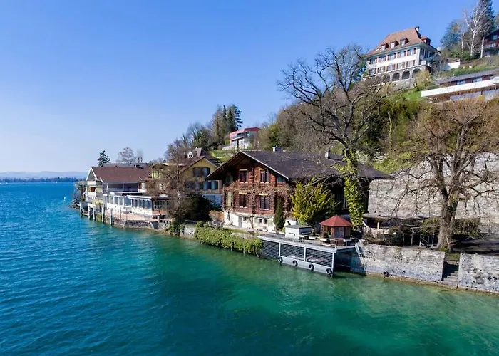 Traumwohnung Direkt Am Thunersee 아파트 오베르호펜
